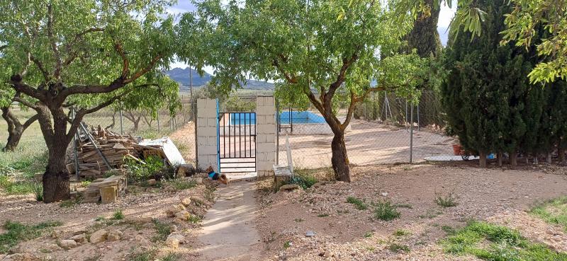 CHALET CON AGUA Y LUZ EN YECLA